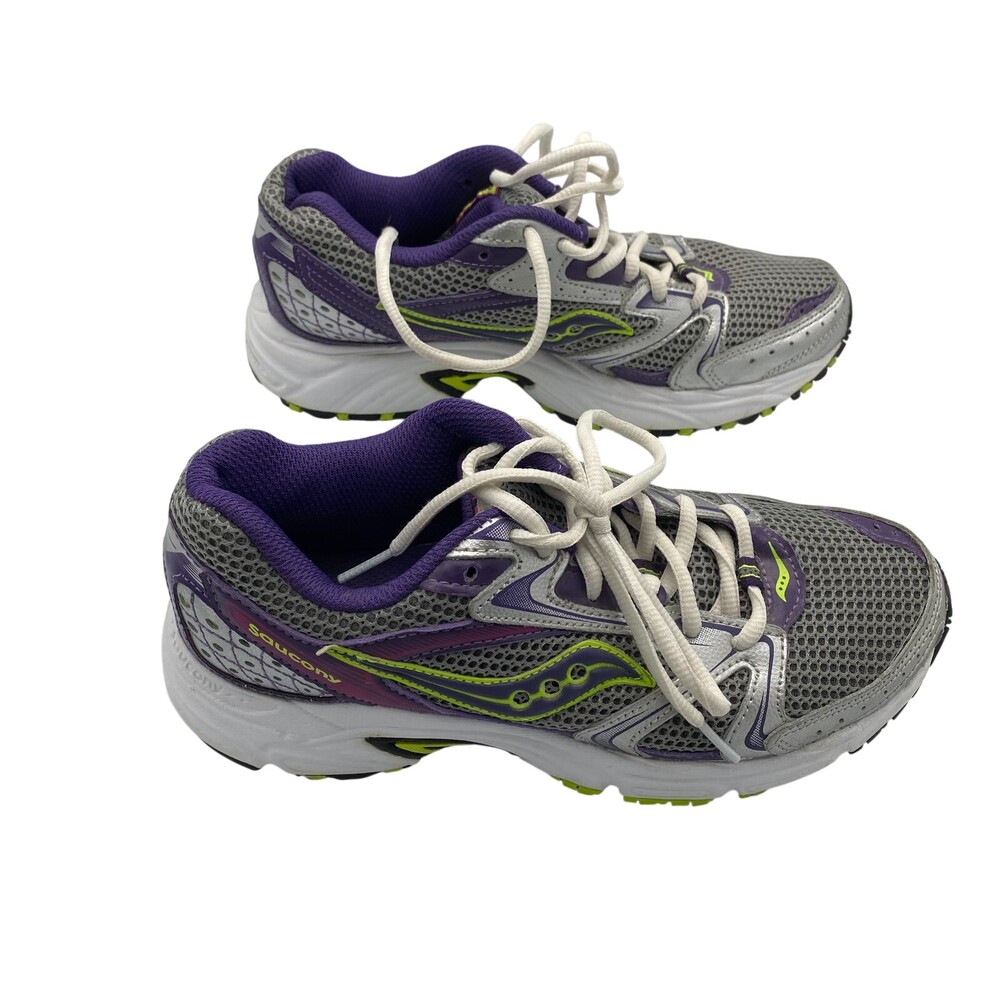 Saucony Womens  Size 7 Grid Oasis 2 S15209-3 Grey Purple Running Shoes Sneakers